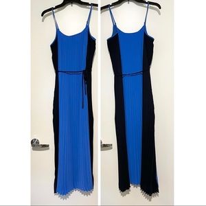 Banana Republic accordion pleated maxi dress